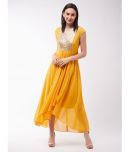 Miss Chase - Mustard Polyester Women's A- line Dress ( Pack of 1 )