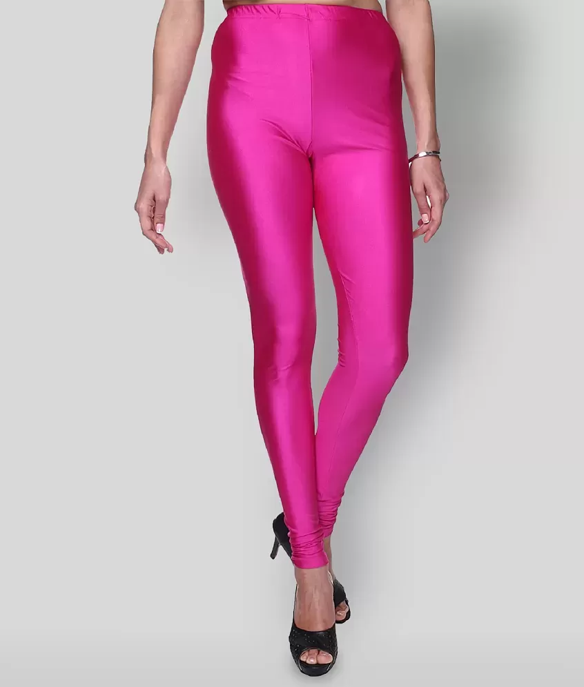 Sexy Women's Stretch Satin Shiny Gloss Opaque Leggings Dance Long Pants  Trousers | eBay
