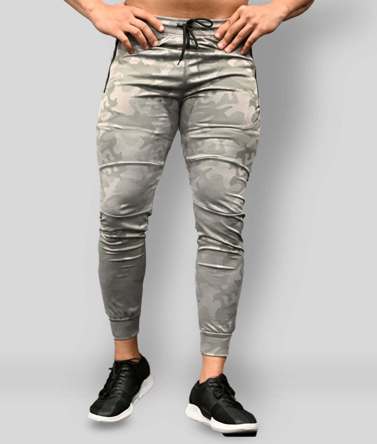 Buy Fuaark - Light Grey Polyester Men's 