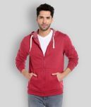 Campus Sutra - Maroon Cotton Regular Fit Men's Sweatshirt ( Pack of 1 )