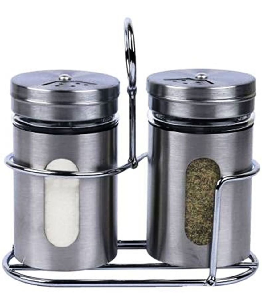     			BABA DAYAL Stainless Steel Salt & Pepper Shaker 3 Pcs