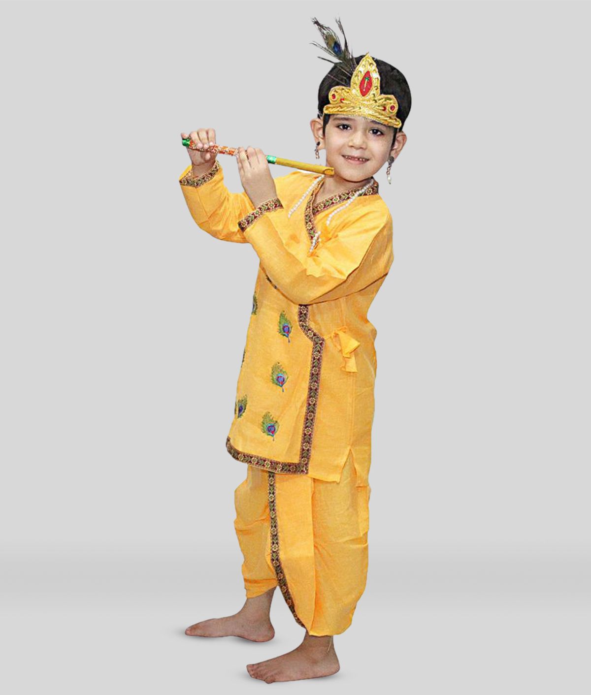 Fancy Dresses Krishna Costume For Kids Baby Krishna Dress For ...