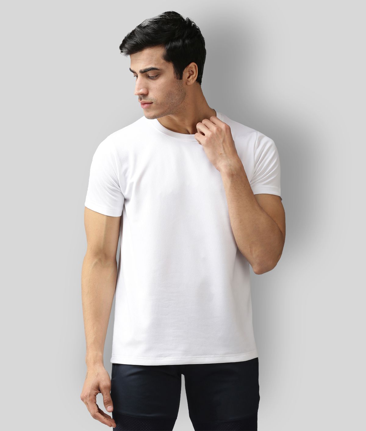     			EPPE - White Polyester Regular Fit Men's Sports T-Shirt ( Pack of 1 )
