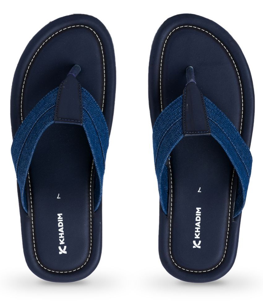     			KHADIM - Blue Men's Daily Slipper