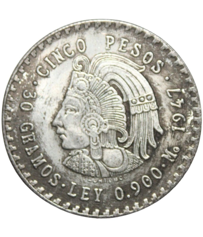     			Verified Coin - 5 Pesos 1947 1 Numismatic Coins