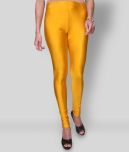 PT LEGGINGS - Mustard Satin Women's Leggings ( Pack of 1 )