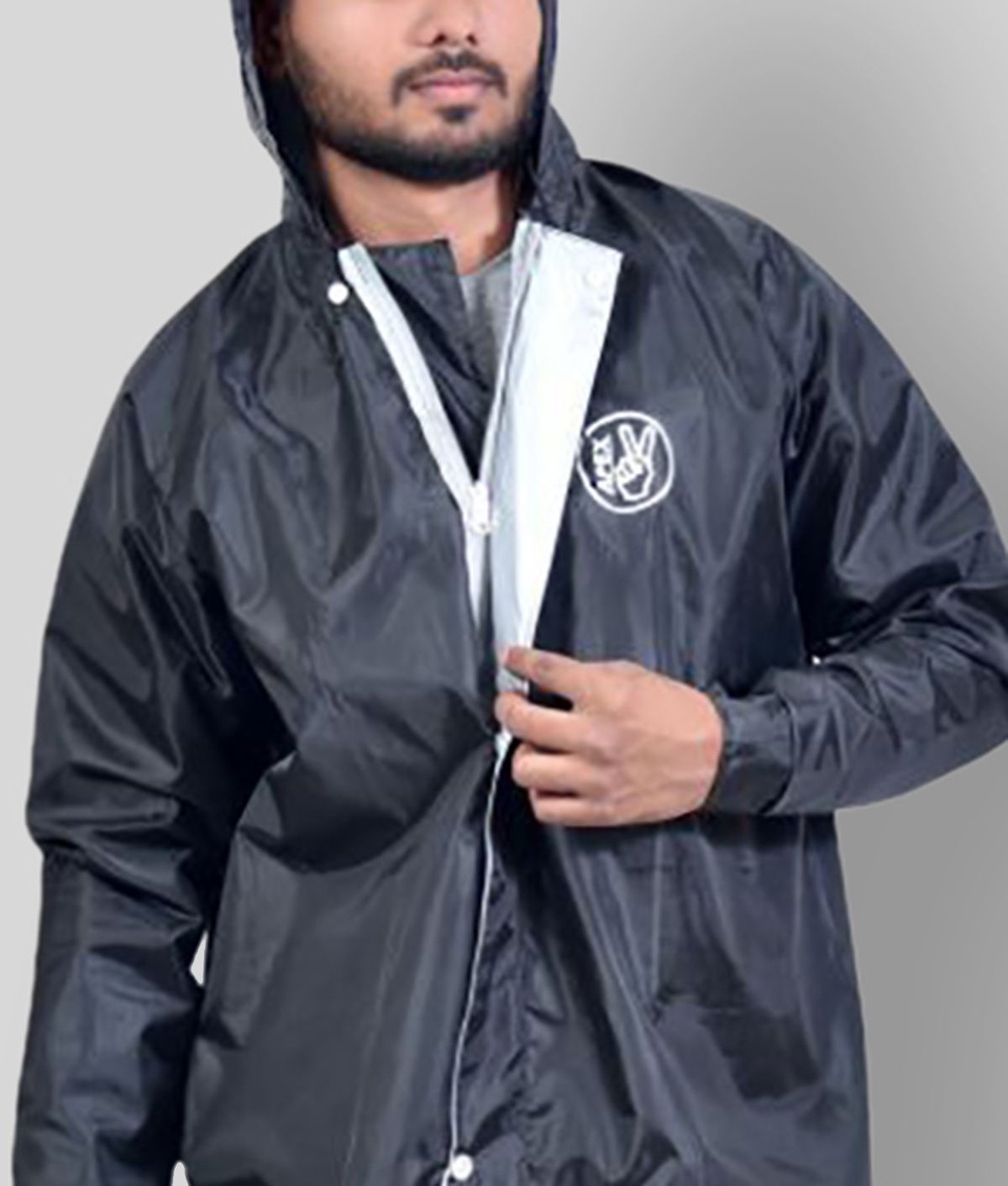 Apex Black Polyester Men's Raincoat ( Pack of 1 ) Buy Apex Black