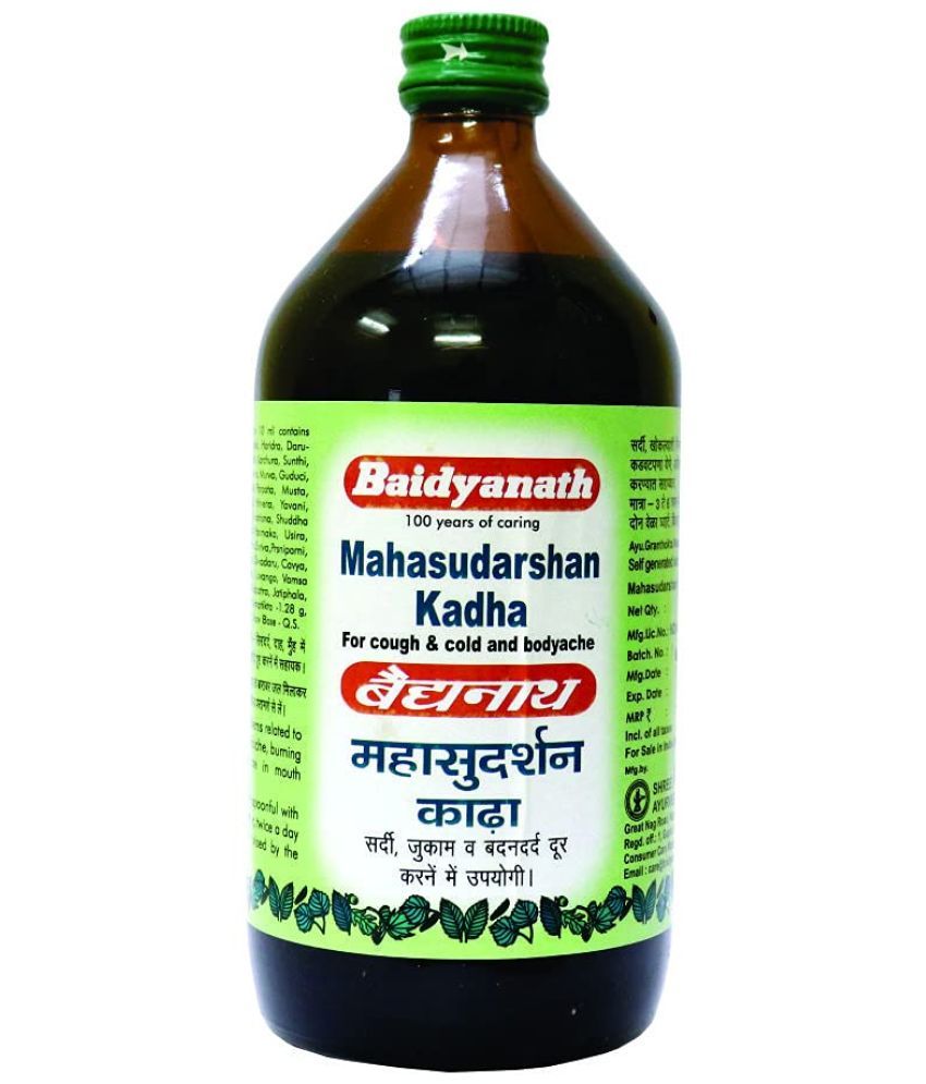     			Baidyanath Mahasudarshan Kadha 450 Ml (Pack of 2)