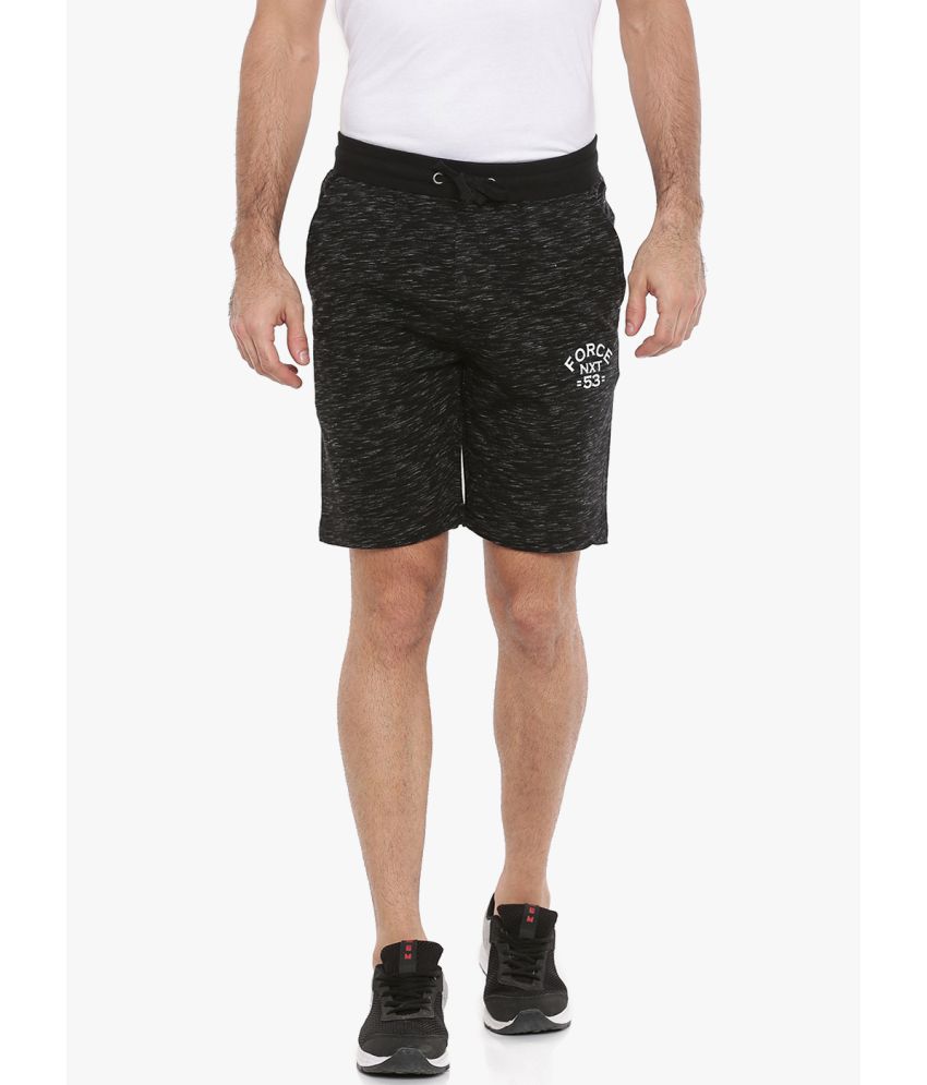     			Force NXT - Black Cotton Men's Shorts ( Pack Of 1 )