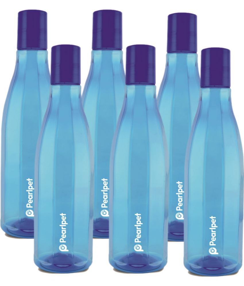     			PearlPet - Blue Fridge Water Bottle ( Pack of 6 )
