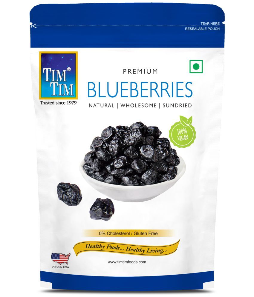     			TimTim Premium Dried Blueberries, 200 G