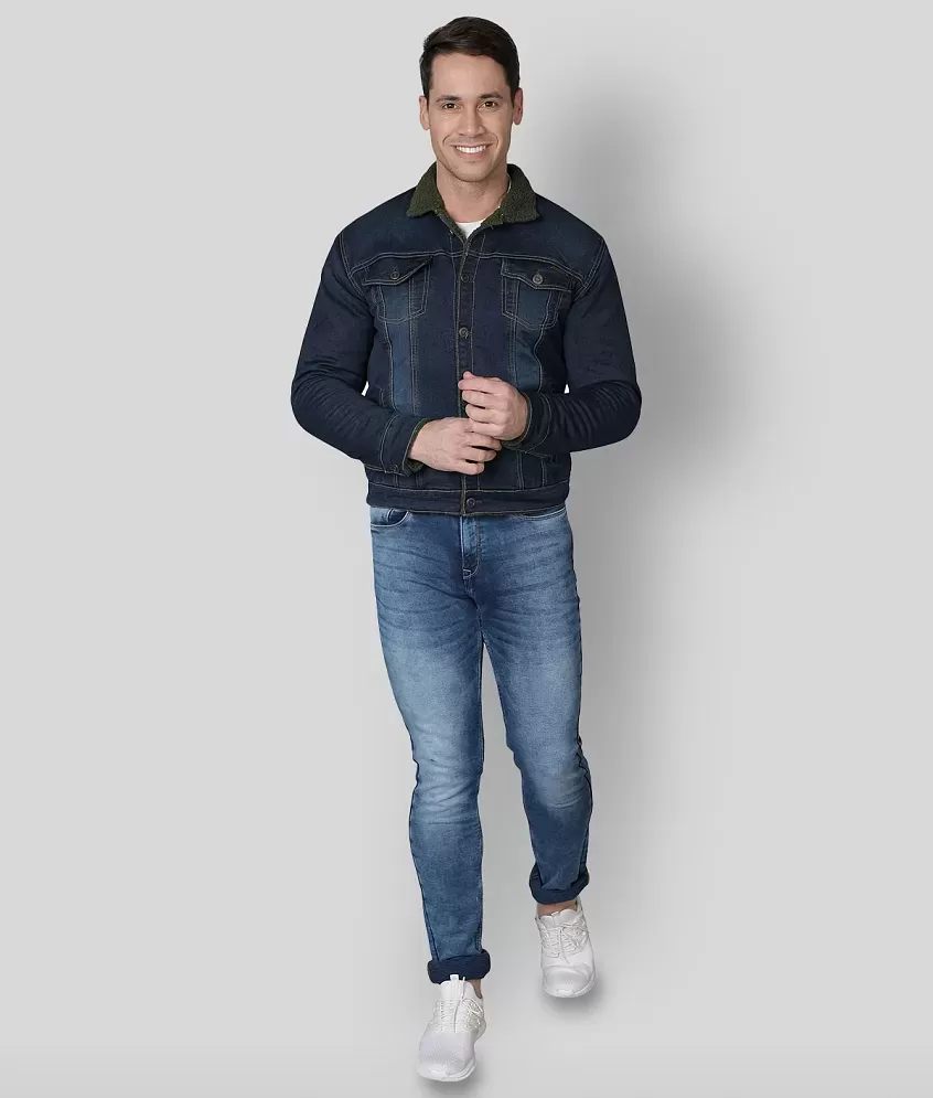 BuyNewTrend - Denim Blue Jackets Pack of 1 - Buy BuyNewTrend - Denim Blue  Jackets Pack of 1 Online at Best Prices in India on Snapdeal
