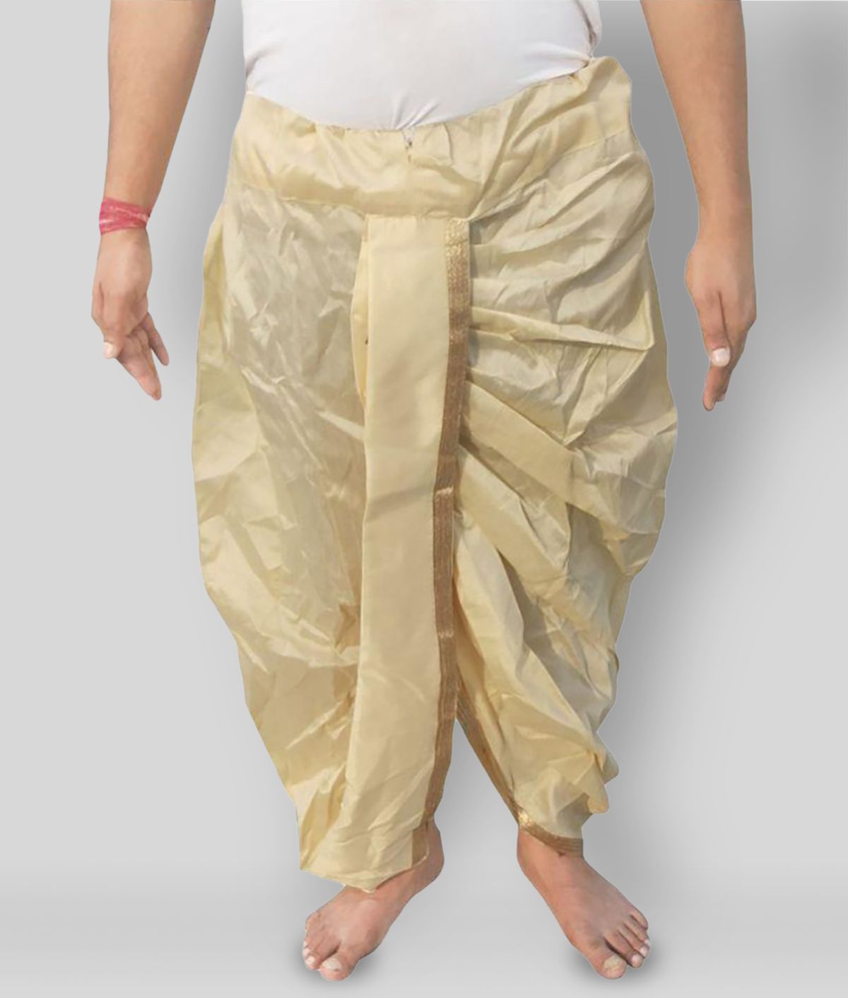     			GN hub Beige Dhoti Single Pack