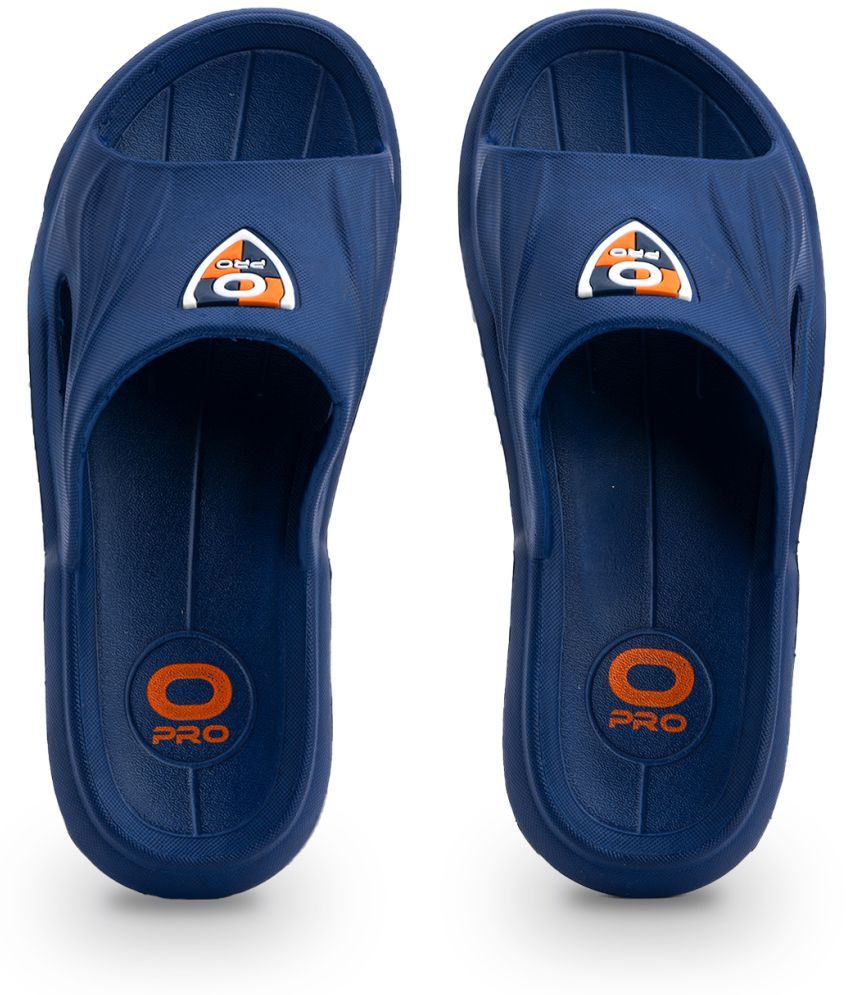     			KHADIM - Blue Men's Slide Flip Flop