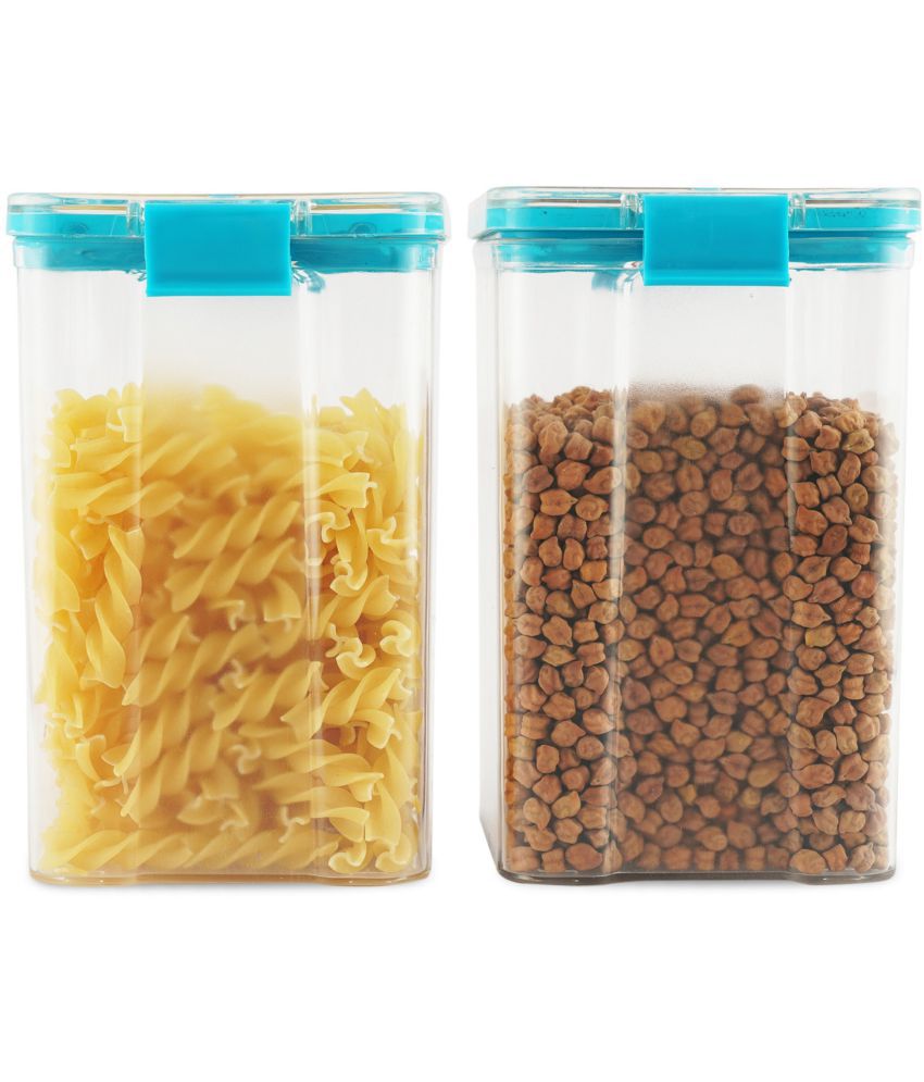     			PearlPet - Blue Polyproplene Food Container ( Pack of 2 )