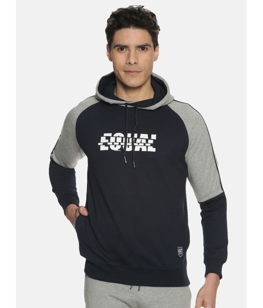     			Force NXT - Navy Cotton Regular Fit Men's Sweatshirt ( Pack of 1 )