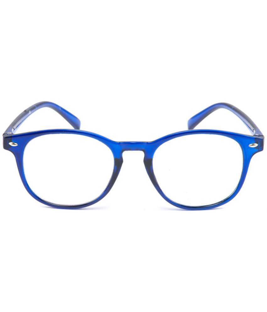     			SAN EYEWEAR - Blue Round Eyeglass Frame ( Pack of 1 )