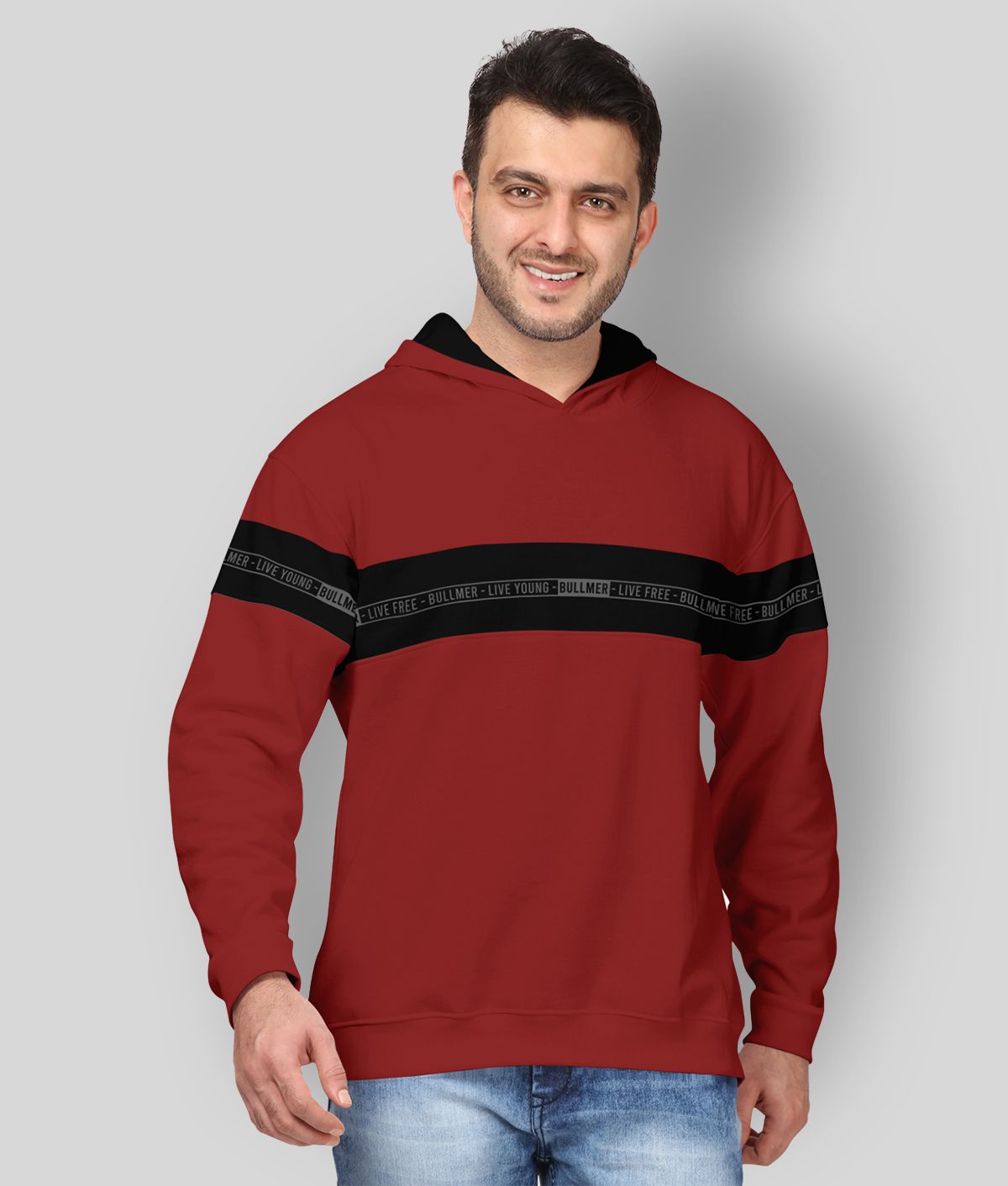     			BULLMER Maroon Sweatshirt Pack of 1
