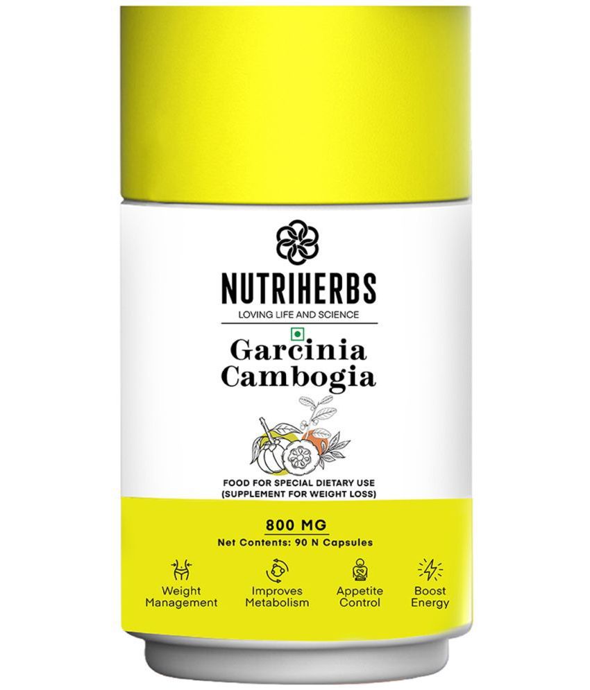     			"Nutriherbs Garcinia Cambogia Capsule ( 70% HCA) | Helps in Natural Weight Manegement - (90 Capsule) 800 mg Pack of 1