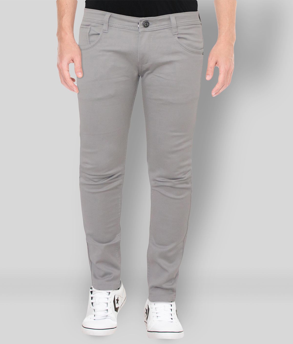     			Urban Legends - Grey Denim Regular Fit Men's Jeans ( Pack of 1 )