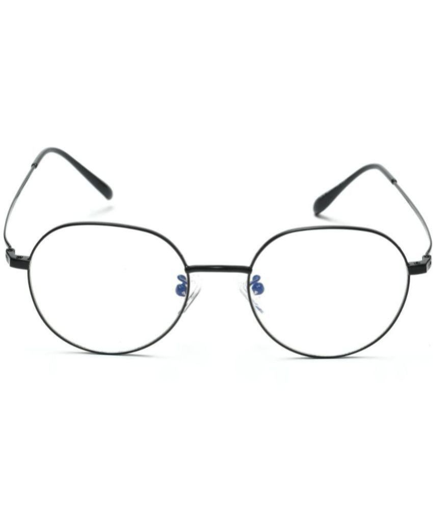     			SAN EYEWEAR - Black Round Eyeglass Frame ( Pack of 1 )