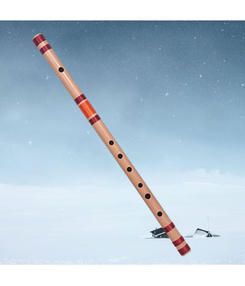 AIBANA Flutes C Natural Medium Right Hand 7 Hole Bansuri Musical