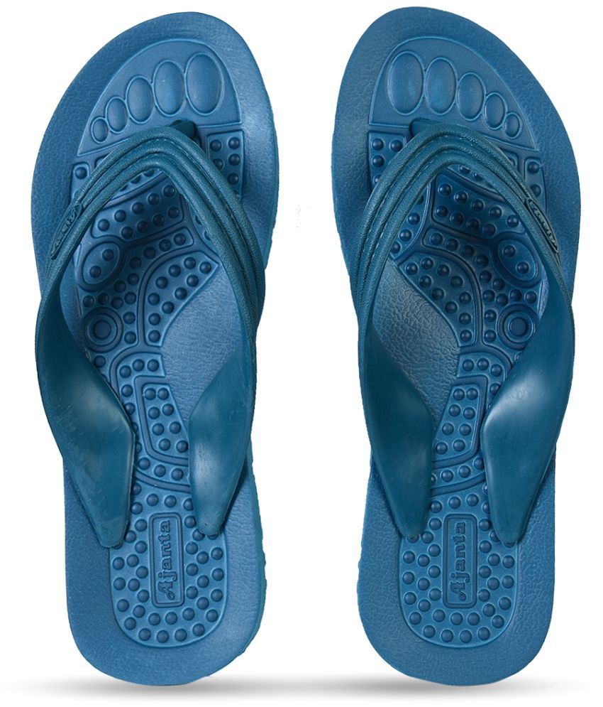     			Ajanta - Blue Men's Daily Slipper