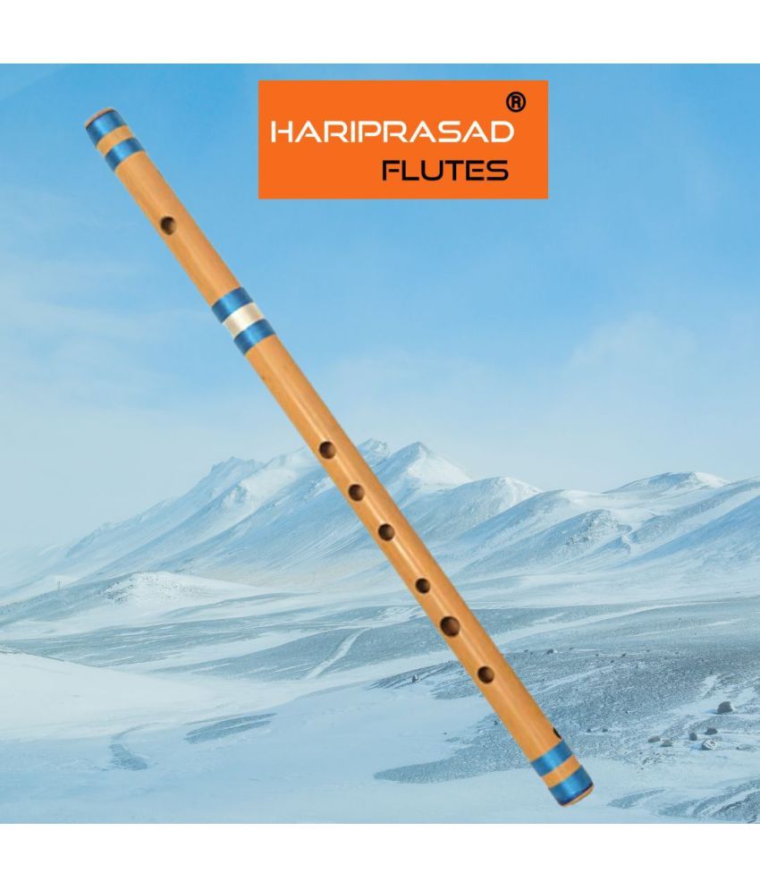 Foora Professional Flute C Scale Flute Bansuri 8 Hole with Resham
