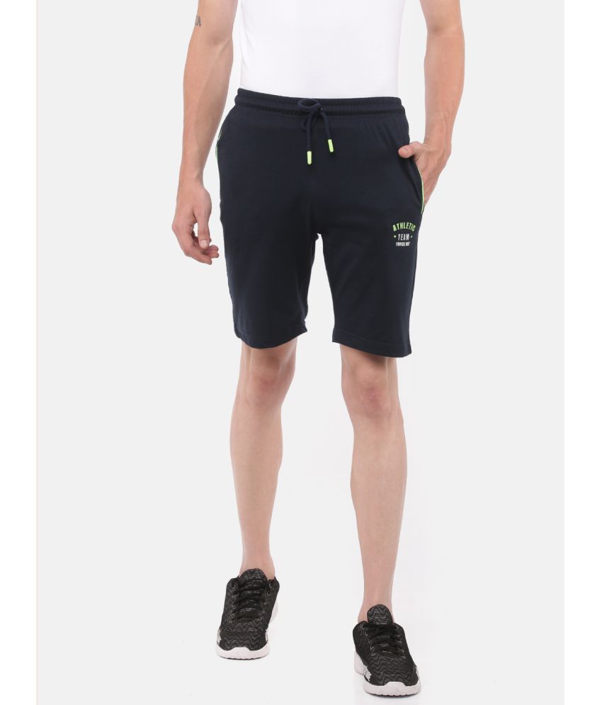     			Force NXT - Navy Cotton Men's Shorts ( Pack of 1 )