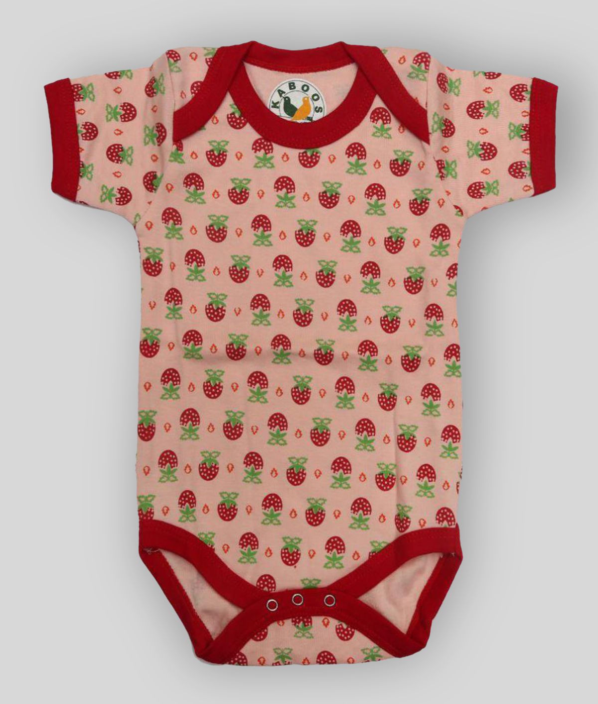     			KABOOS - Brick Red Cotton For Unisex for Baby ( Pack of 1 )