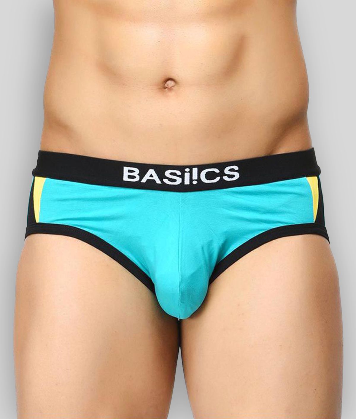     			BASIICS By La Intimo - Blue Cotton Men's Briefs ( Pack of 1 )
