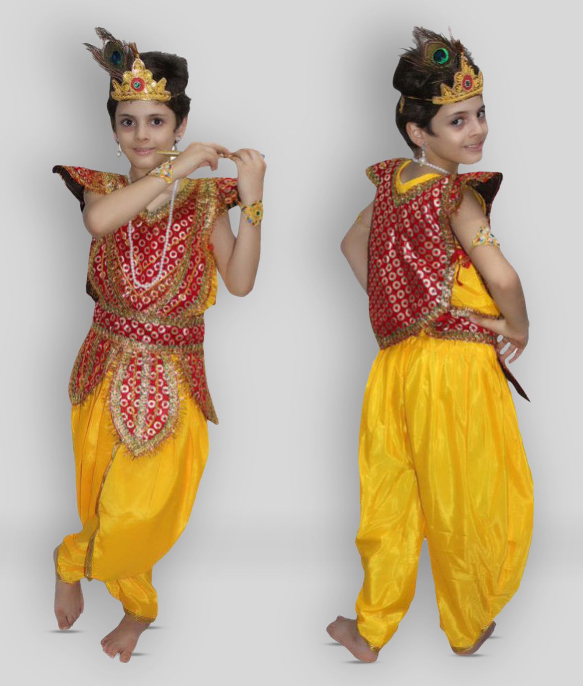Sarvda Little Baby Krishna Krishan Ji Kanha Dress For Kids Boys ...