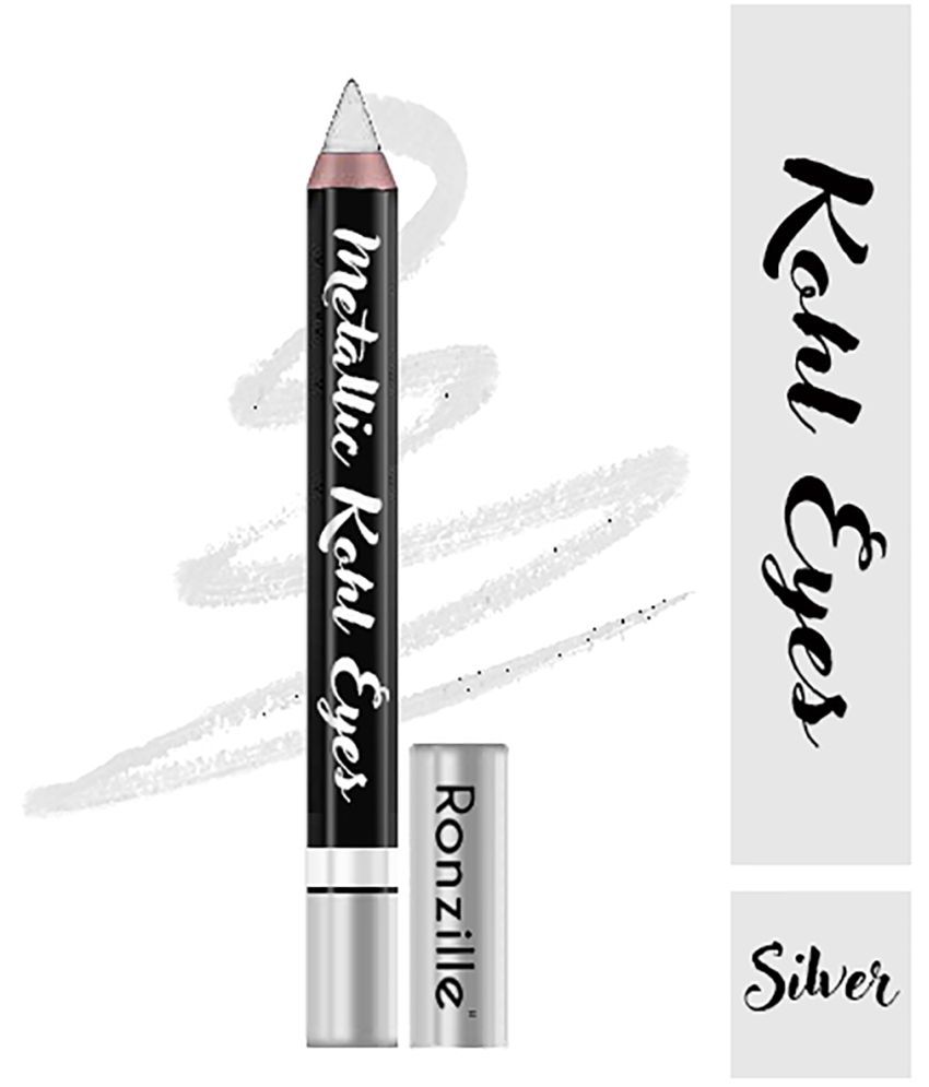     			Ronzille metallic kohl eye kajal /eyeliner eye- shadow Pencil Silver