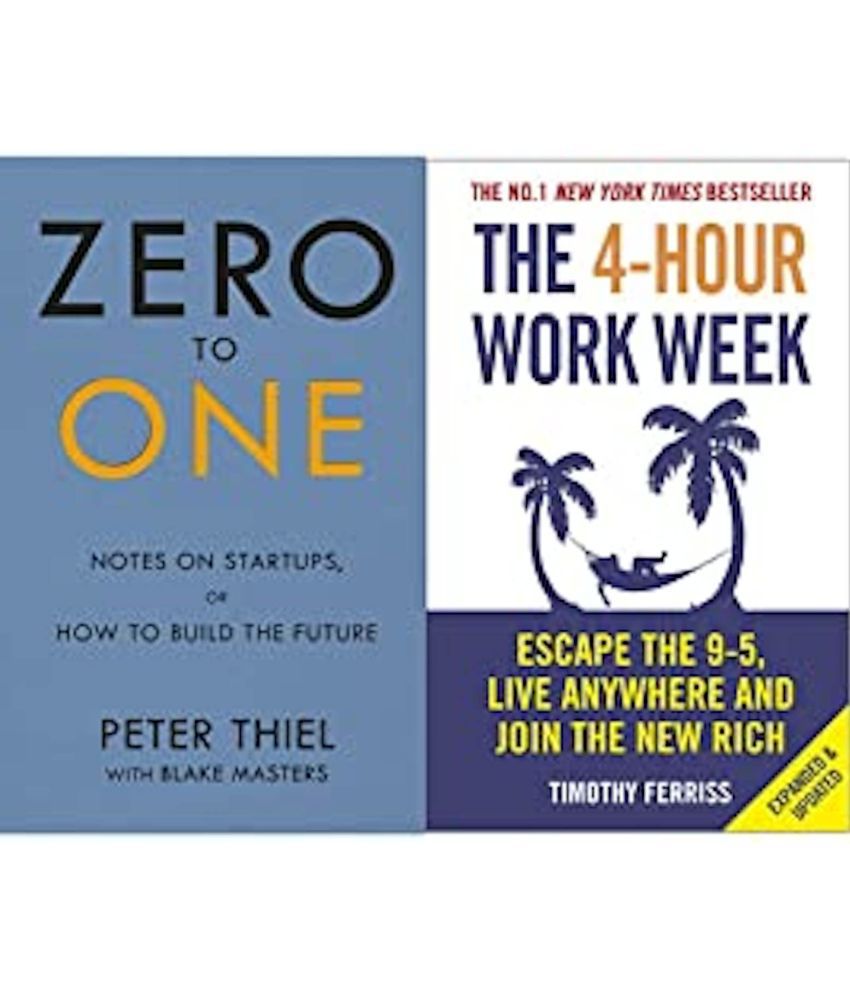     			The 4-Hour Work Week + Zero to One(Set of 2 Books)
