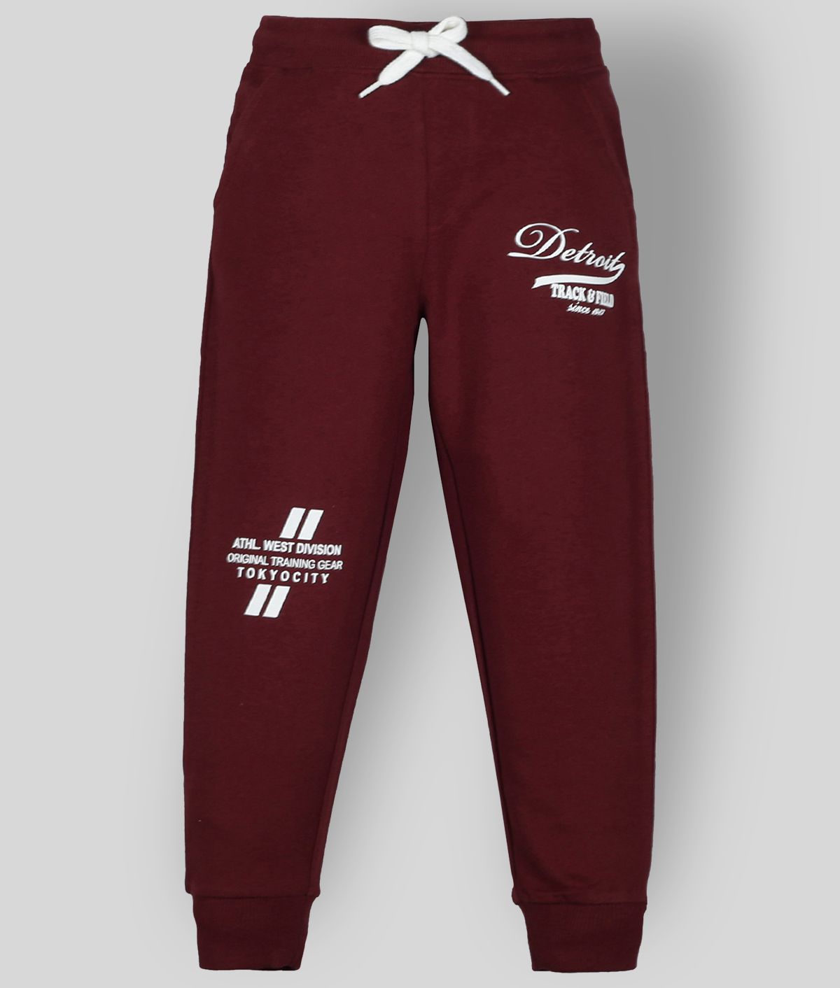     			PLUM TREE - Maroon Cotton Boy's Trackpant ( Pack of 1 )