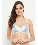 Clovia - Blue Cotton Non Padded Women's Everyday Bra ( Pack of 1 )