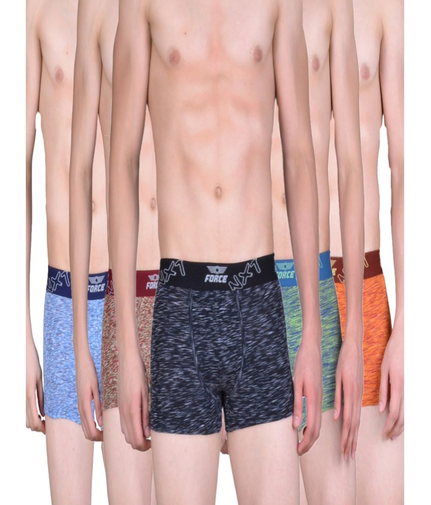     			Force NXT - Multicolor Cotton Men's Trunks ( Pack of 5 )