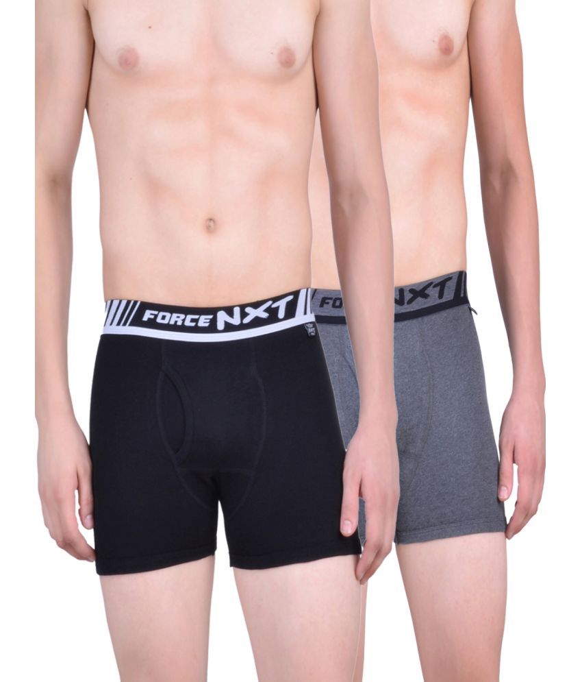     			Force NXT Pack of 2 Cotton Trunks For Men's ( Multicolor )