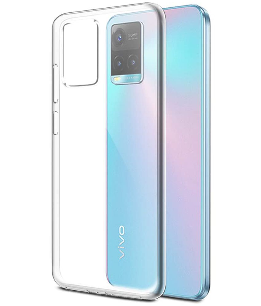     			Kosher Traders - Transparent TPU Glossy Cases Plain Cases Compatible For Vivo Y21 2021 ( Pack of 1 )