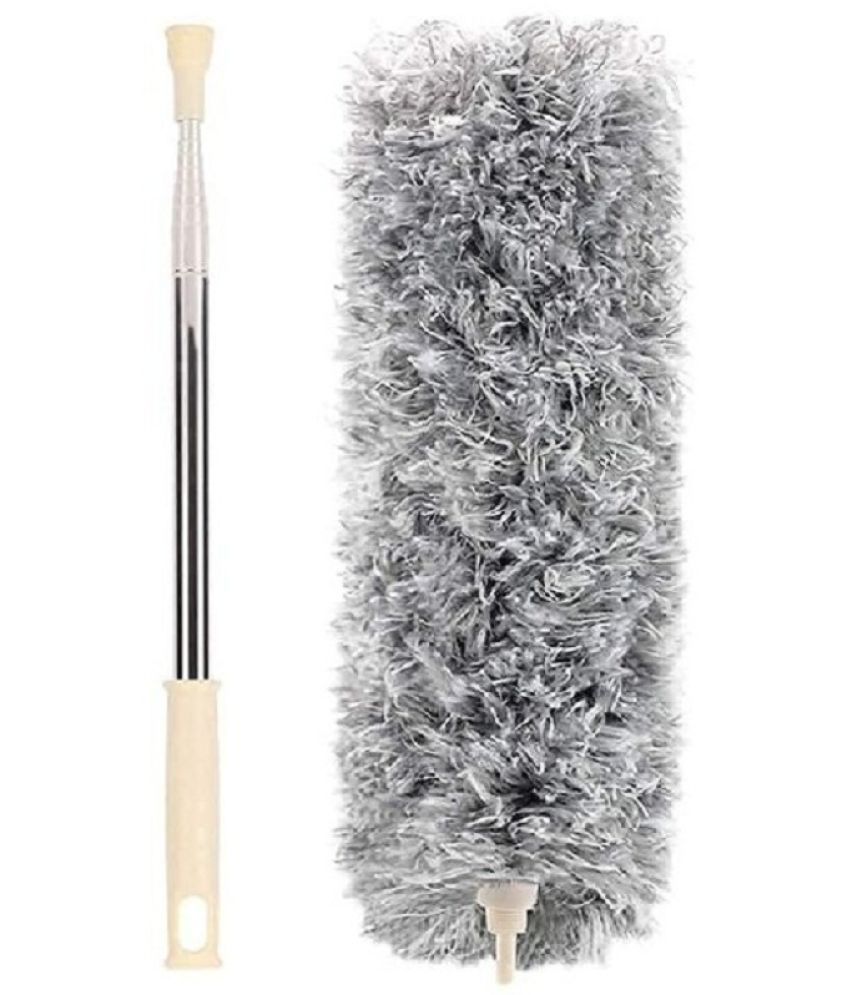     			Microfiber Duster for Cleaning with Extension Pole(Stainless Steel), Extra Long - Handle Mop ( Adjustable Handle )