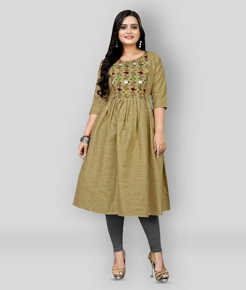 Snapdeal anarkali cotton on sale kurti