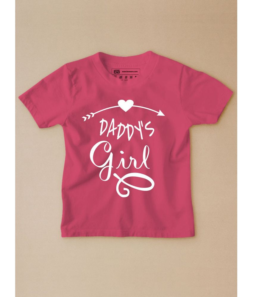     			Be Awara - Pink Cotton Boy's T-Shirt ( Pack of 1 )