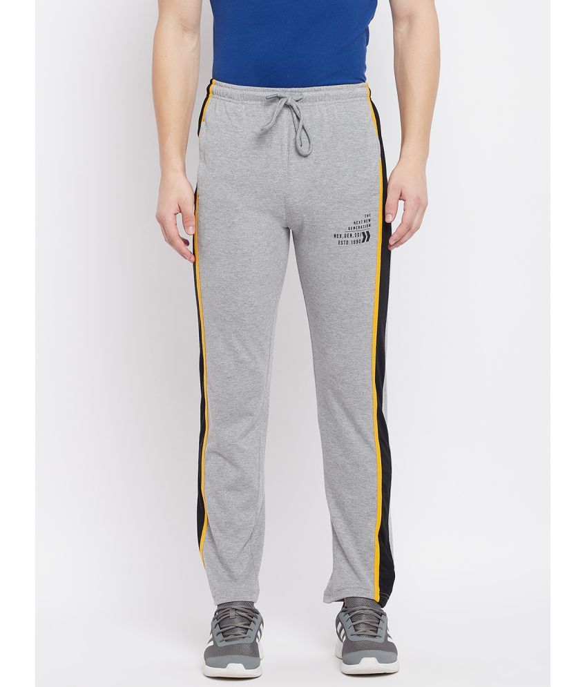     			Duke - Grey Cotton Blend Men's Trackpants ( Pack of 1 )