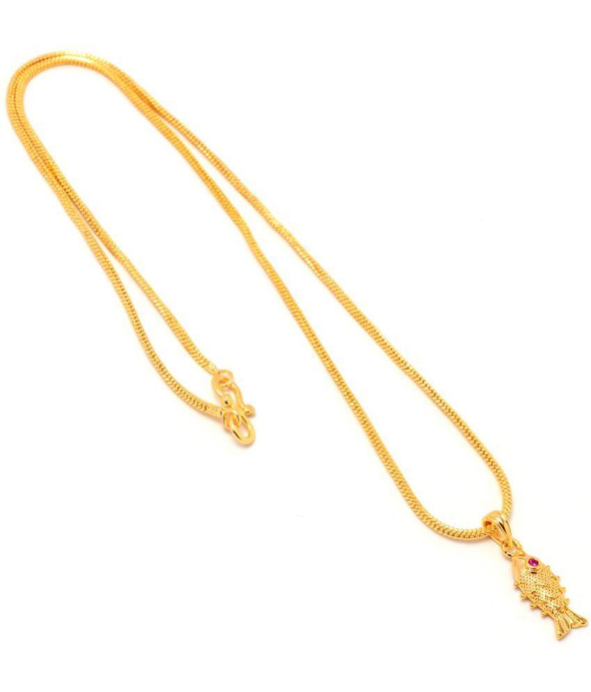     			Jewar Mandi - Gold Pendant ( Pack of 1 )