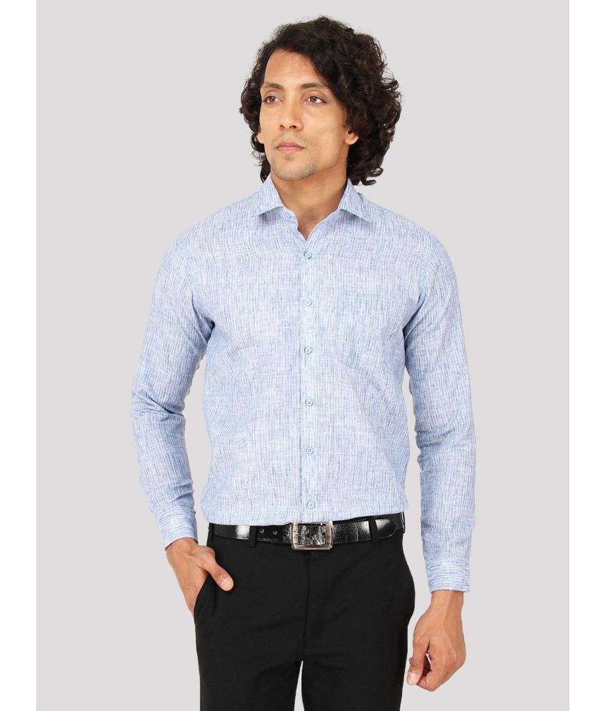     			Maharaja - Blue Polyester Slim Fit Men's Formal Shirt ( Pack of 1 )