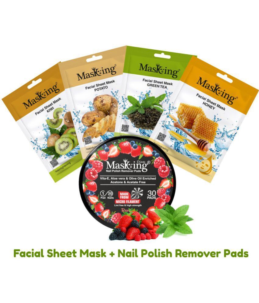     			Masking - Natural Glow Facial Kit For All Skin Type ( Pack of 5 )