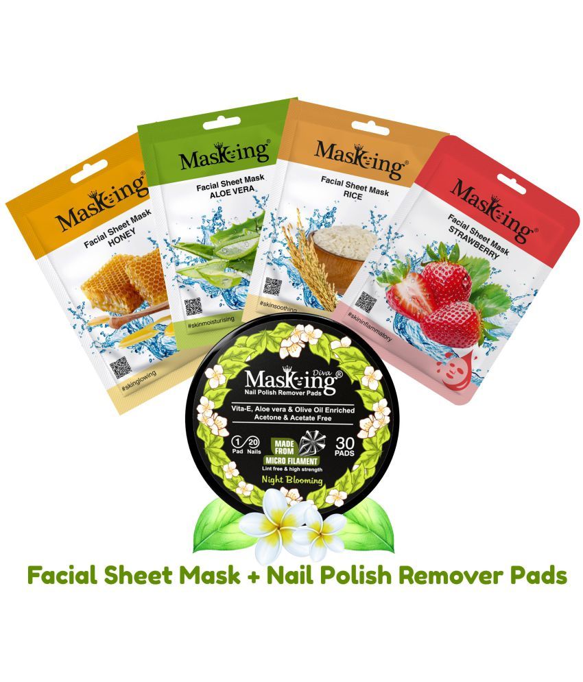     			Masking - Natural Glow Facial Kit For All Skin Type ( Pack of 5 )