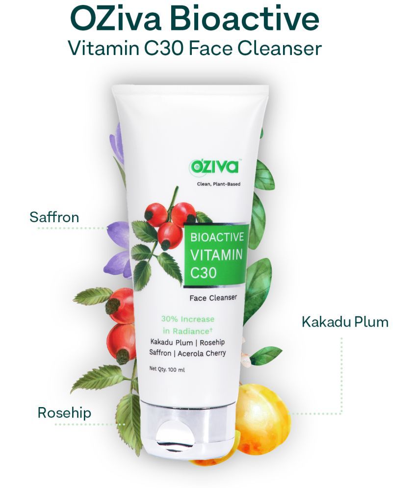     			OZiva Bioactive Vitamin C30 Face Cleanser|Skin Radiance 100 ml