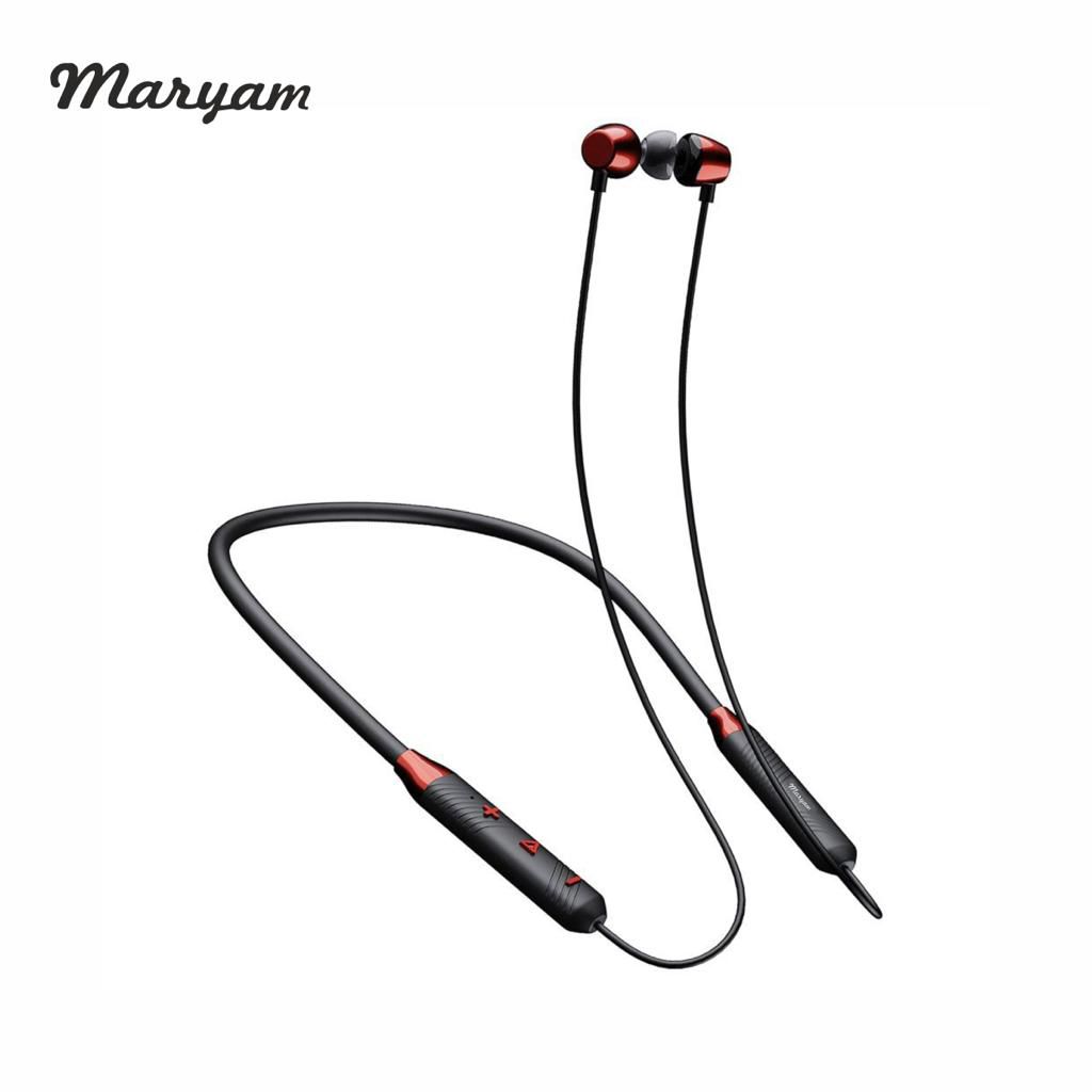 MARYAM YOUTH-11  PLAYTIME WIRELESS BLUETOOTH NECKBAND HEADSET- 1 Year Warranty- Bluetooth Headphone / Bluetooth earphone