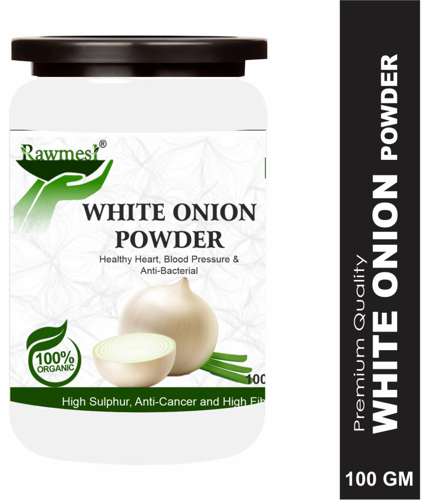     			rawmest White Onion ( Safed Pyaaz) For Hart Powder 100 gm Pack Of 1